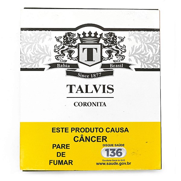 Charuto Curto Pequeno Talvis Coronita Caixa 10Un Tradicional