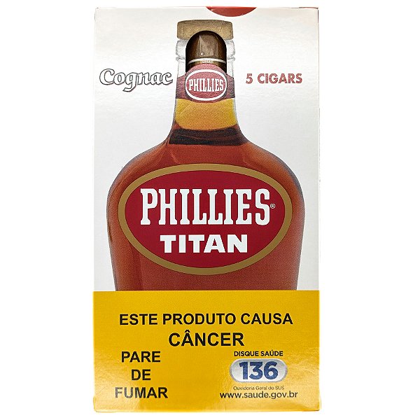 Charuto Phillies Titan Caixa 5Un Whisk