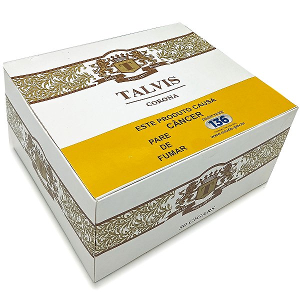 Charuto Talvis Corona Caixa Fechada 50Un Chocolate