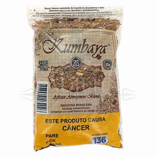 Mistura De Ervas E Tabaco Kumbaya C/ Nicotina 25G