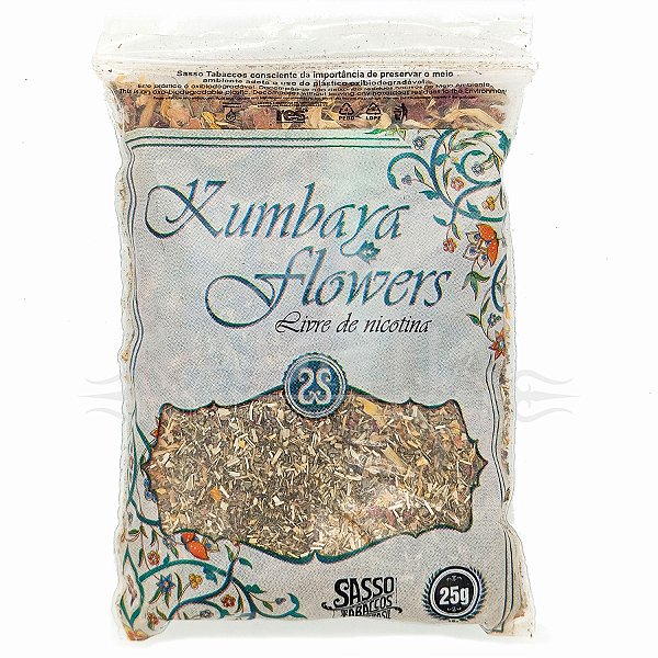 Mistura De Flores E Ervas Kumbaya Livre De Nicotina 25G
