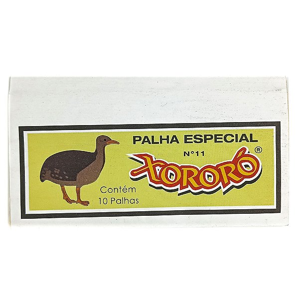 Palha Especial Xororó Para Cigarro Palheiro 10Un