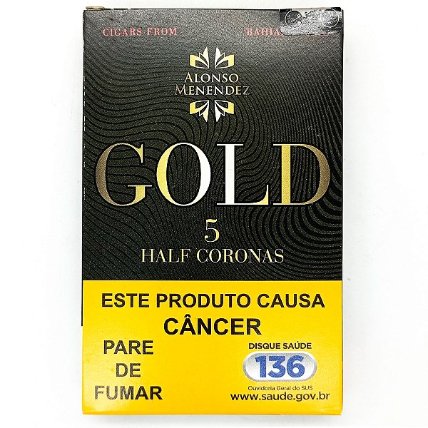 Charuto Alonso Menendez Gold Caixa Preta 5Un Tradicional