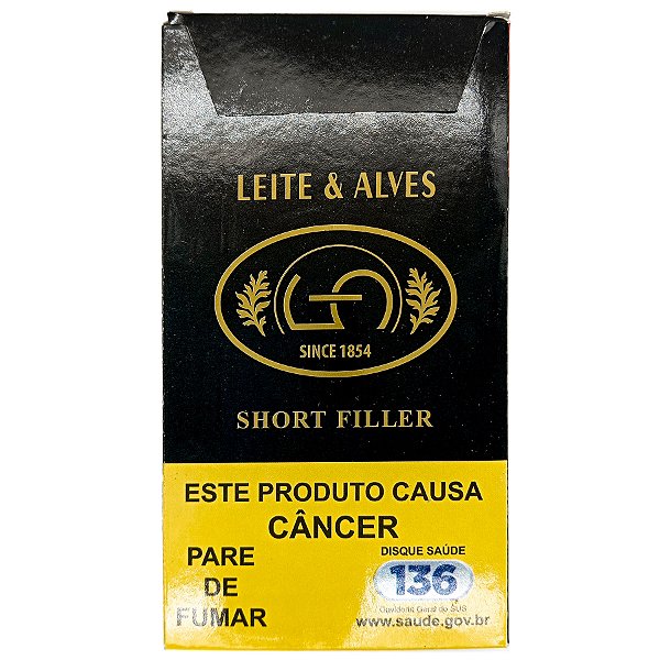 Charuto Leite & Alves Sf Black Tradicional Caixa 5Un