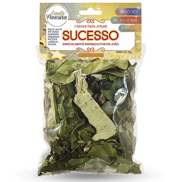 Banho Erva Seca Premium 25G Sucesso