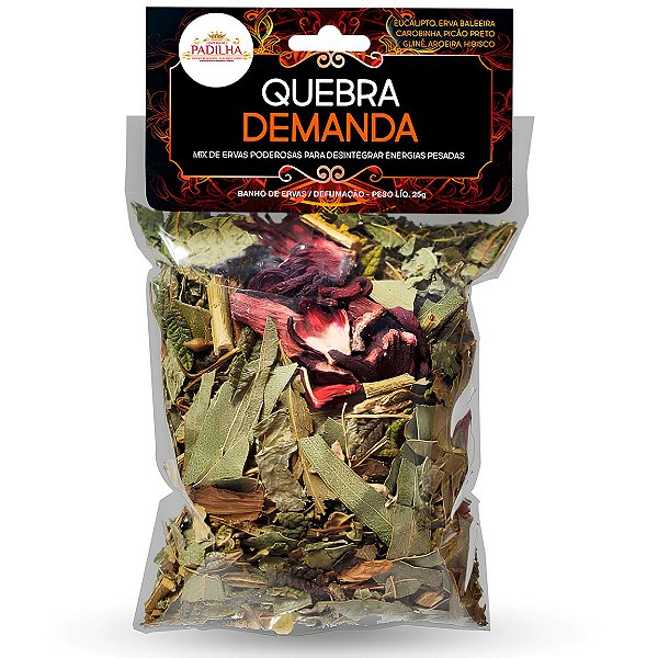 Banho Erva Seca Premium 25G Quebra Demanda