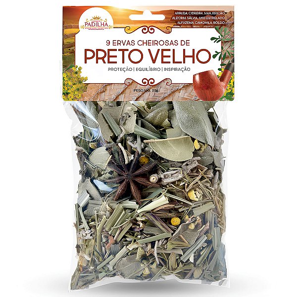 Banho Erva Seca Premium 25G Preto Velho