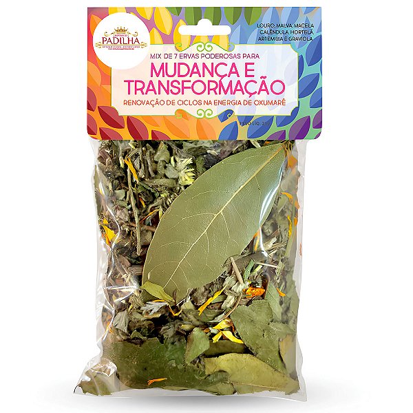 Banho Erva Seca Premium 25G Mudança E Transformação