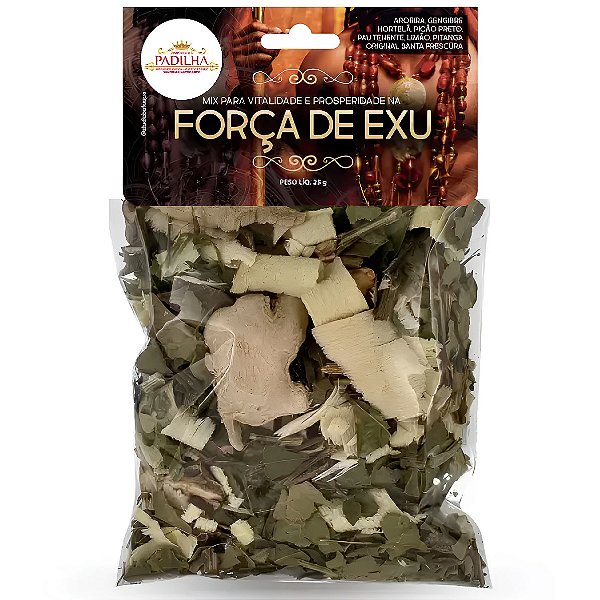 Banho Erva Seca Premium 25G Força De Exu
