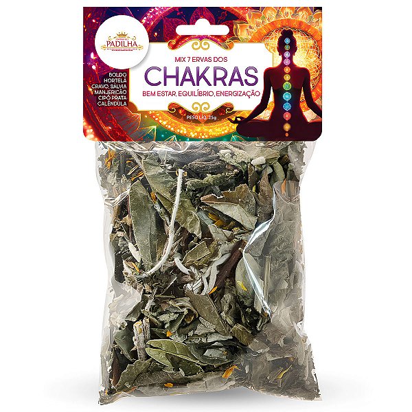 Banho Erva Seca Premium 25G Chakras