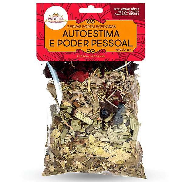 Banho Erva Seca Premium 25G Autoestima E Poder Pessoal