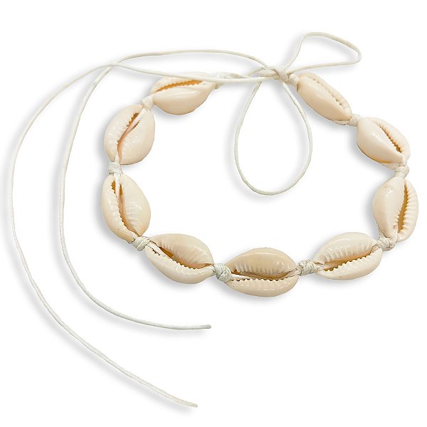 Gargantilha Macrame De Búzios Sereia Iemanjá Candomblé