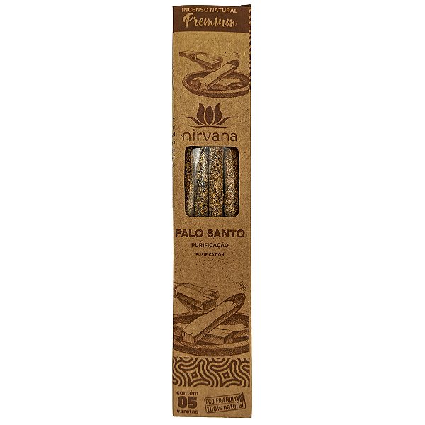 Incenso Natural Nirvana Premium Palo Santo Purificador