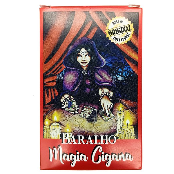 Tarot Baralho Magia Cigana 36 Cartas + Manual