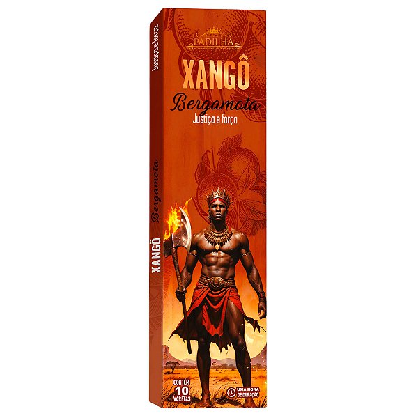 Incenso Premium 10 Varetas Xangô Bergamota Mexerica