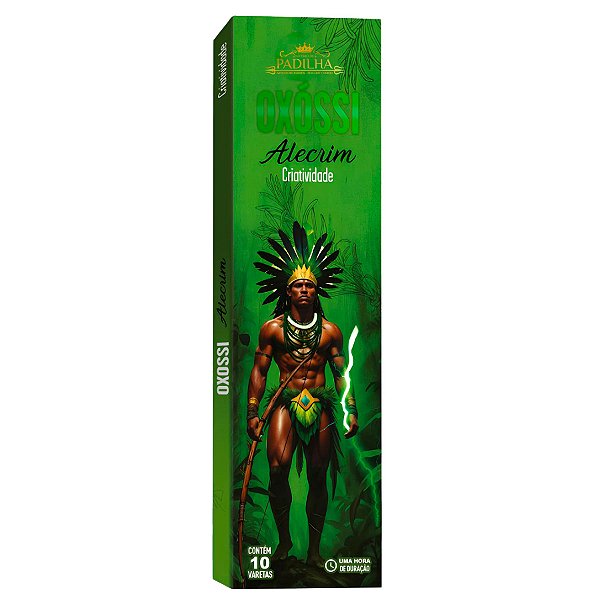 Incenso Premium 10 Varetas Oxossi Alecrim