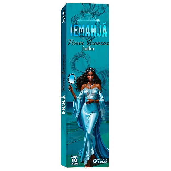 Incenso Premium 10 Varetas Iemanjá Flores Brancas