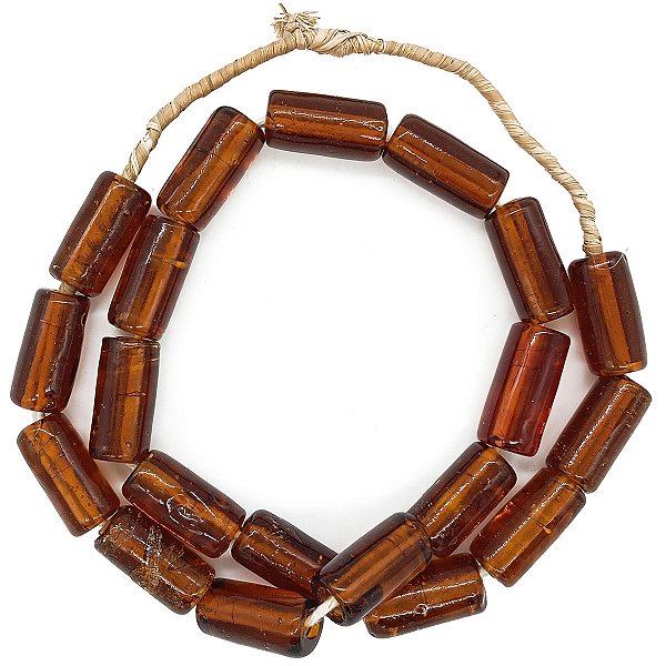 Guia Monjolo Em Firmas De Murano Candomblé Marrom/Incolor M1