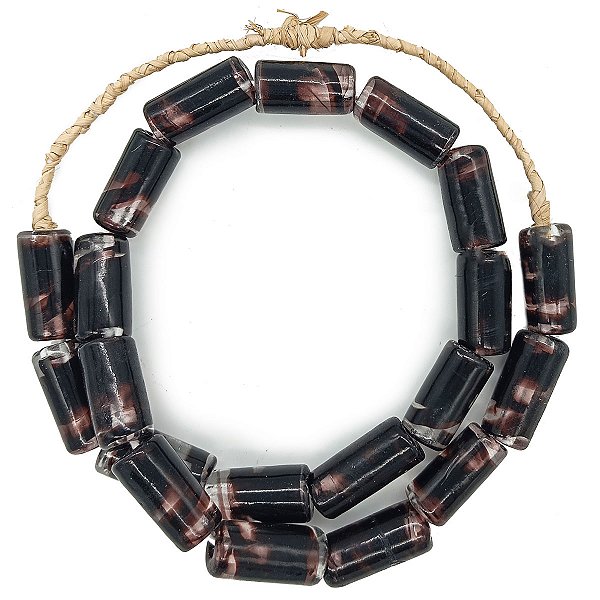 Guia Monjolo Em Firmas De Murano Candomblé Incolor/Preto M1