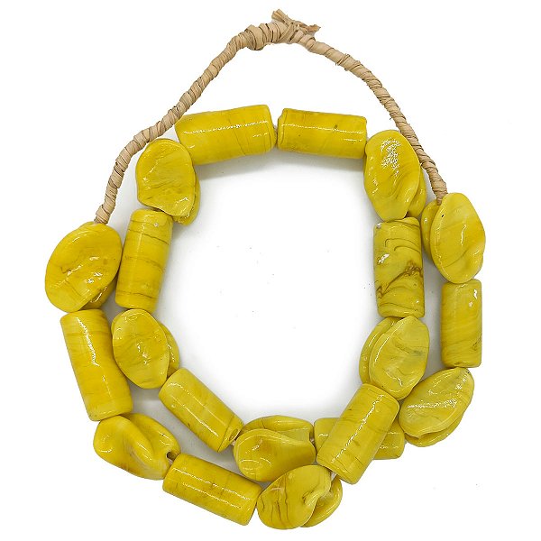 Guia Monjolo Em Firmas De Murano Candomblé Amarelo M1