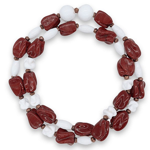 Guia Em Firmas De Murano Candomblé Branco M3