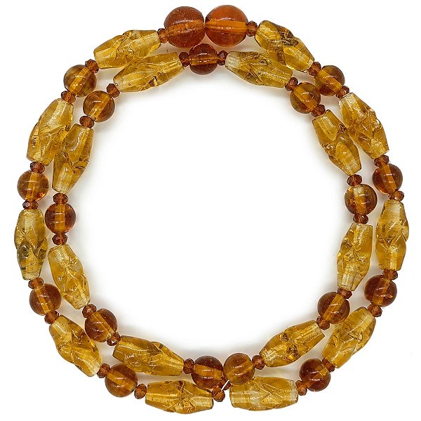 Guia Em Firmas De Murano Candomblé Dourado M1