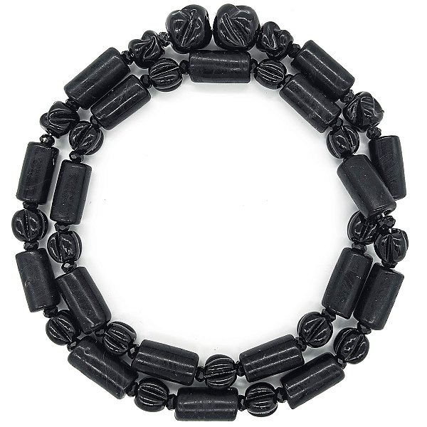 Guia Em Firmas De Murano Candomblé Preto M1