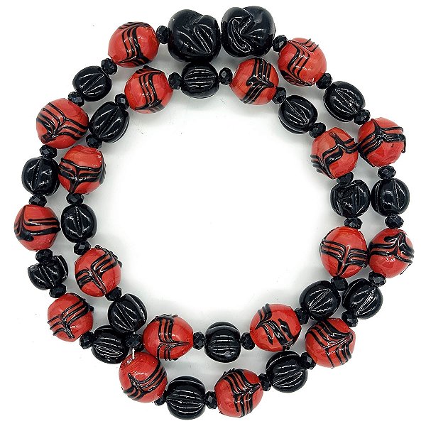 Guia Em Firmas De Murano Candomblé Preto M5