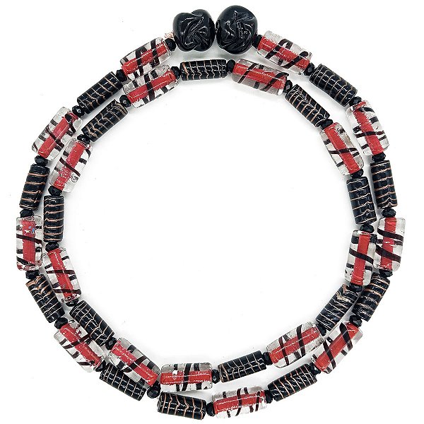 Guia Em Firmas De Murano Candomblé Preto M6