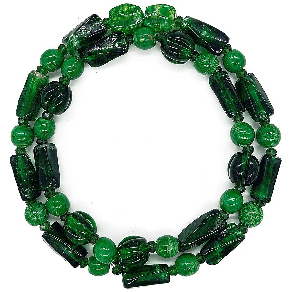 Guia Em Firmas De Murano Candomblé Verde M3