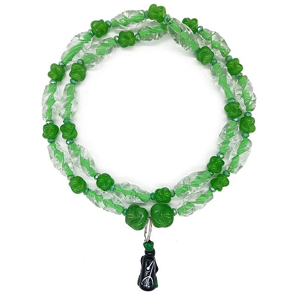 Guia Em Firmas De Murano Candomblé Verde M2