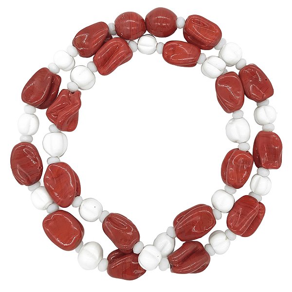 Guia Em Firmas De Murano Candomblé Vermelho M2