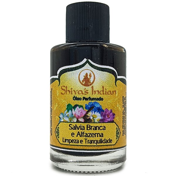 Essencia Premium Shiva'S Indian Óleo Perfumado 9Ml Sálvia Branca e Alfazema
