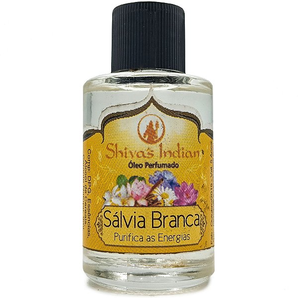 Essencia Premium Shiva'S Indian Óleo Perfumado 9Ml Sálvia Branca