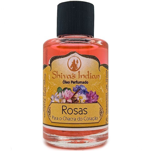 Essencia Premium Shiva'S Indian Óleo Perfumado 9Ml Rosas