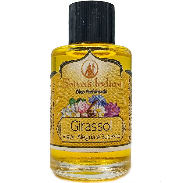 Essencia Premium Shiva'S Indian Óleo Perfumado 9Ml Girassol