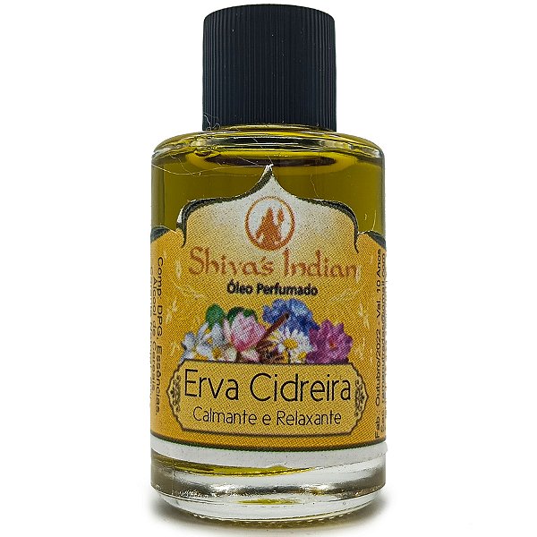Essencia Premium Shiva'S Indian Óleo Perfumado 9Ml Erva Cidreira