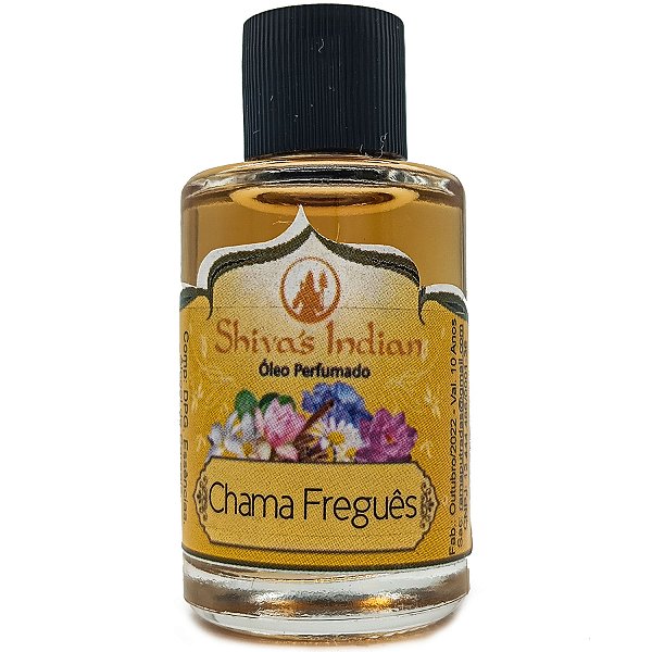 Essencia Premium Shiva'S Indian Óleo Perfumado 9Ml Chama Freguês