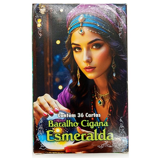 Tarot Da Cigana Esmeralda Com 36 Cartas + Manual
