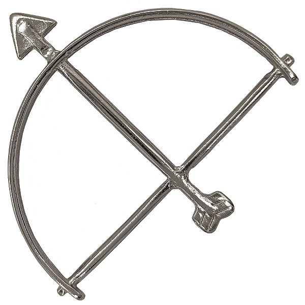 Arco Ofá Pequeno Prata Ferramenta Assentamento Orixá Igbá