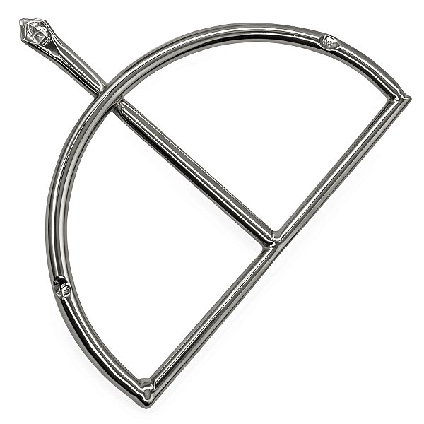 Arco Ofá C/ Corte Prata Ferramenta Assentamento Orixá Igbá