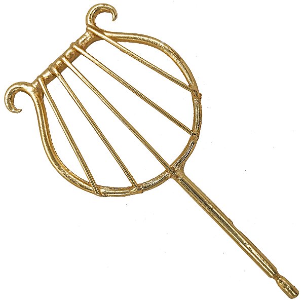 Lira Pequena Dourada P/ Assentamento de Orixá Igbá