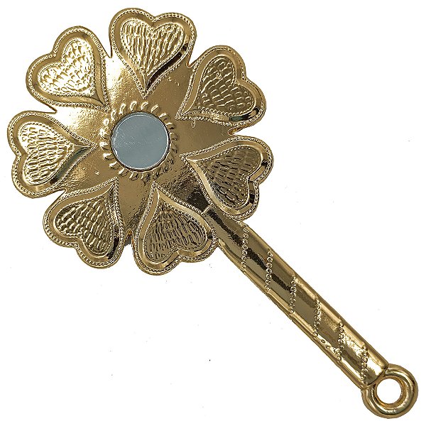 Pingente Grande Abebe Flor Espelho Oxum P/ Assentamento Igbá