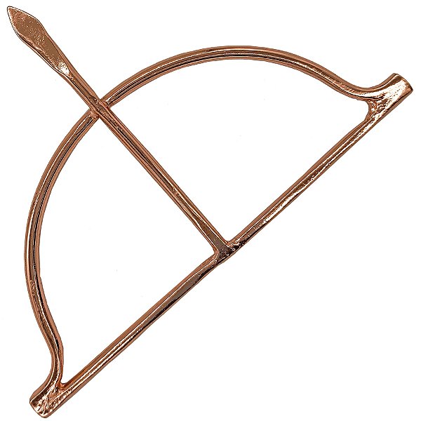 Arco Ofá Médio Curvo Cobre Ferramenta Assentament Orixá Igbá