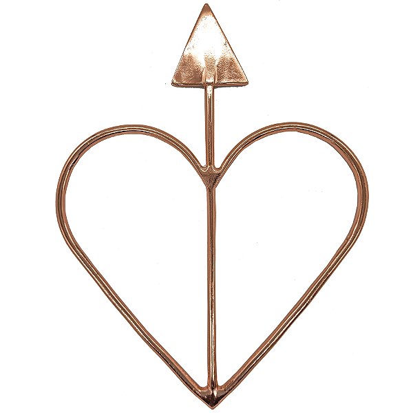 Arco Ofá Coração Cobre Médio Premium Ferramenta Orixá Igbá