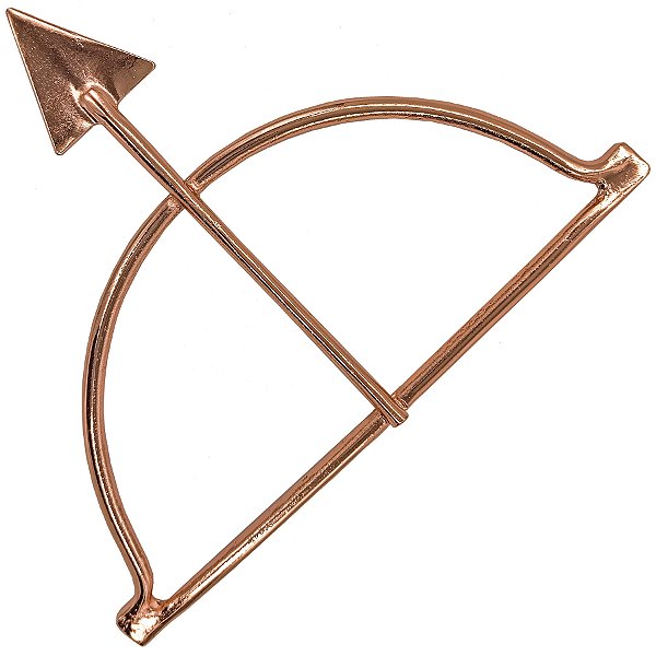 Arco Ofá Grande Cobre Premium Seta Ferramenta Orixá Igbá