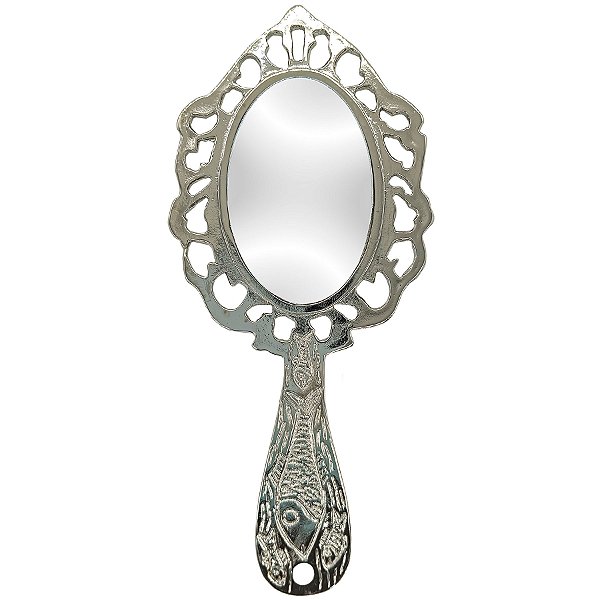 Espelho Pequeno Abebe Iemanjá Ferramenta Orixá Assentar Igbá