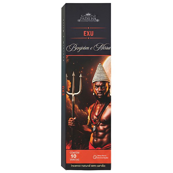 Incenso Premium 10 Varetas Exú Benjoim e Mirra