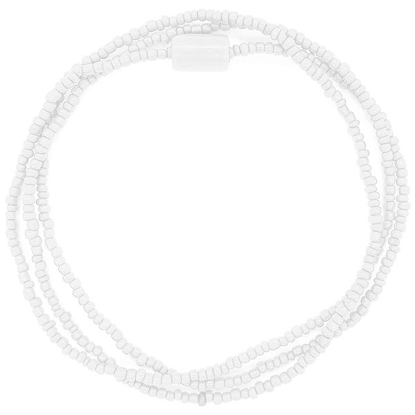 Guia Simples de Missanga Branco C/ Firma