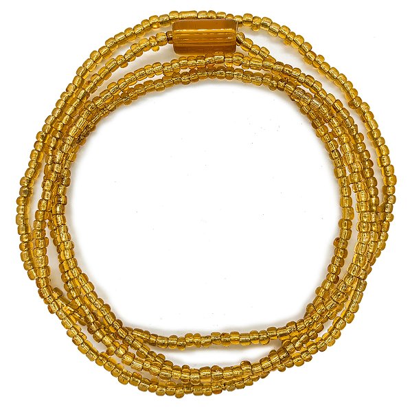 Guia Simples de Missanga Dourado C/ Firma